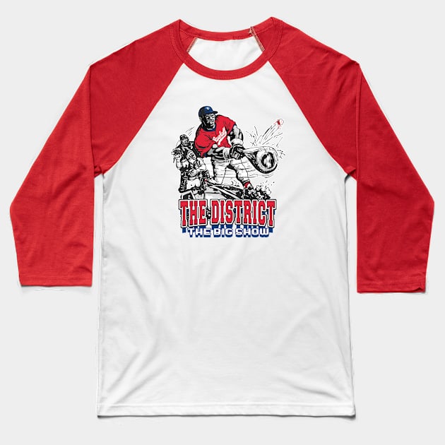 The District Big Stick Baseball Slugger Baseball T-Shirt by MudgeSportswear